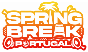 Spring Break Portugal transparent background logo.